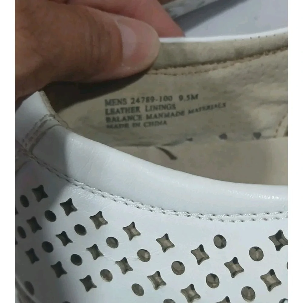 Stacy Adams Perforated Slip On Loafers